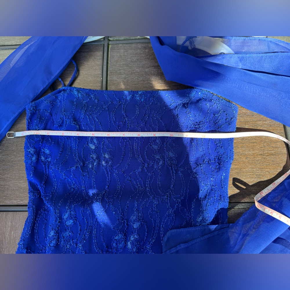 Steppin' Out Royal Blue Lace Dress - Picture 8 of 11